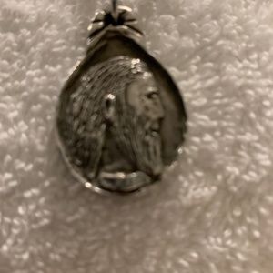 Expert hand cast Pewter.  St. Jude medal with hypo stainless chain